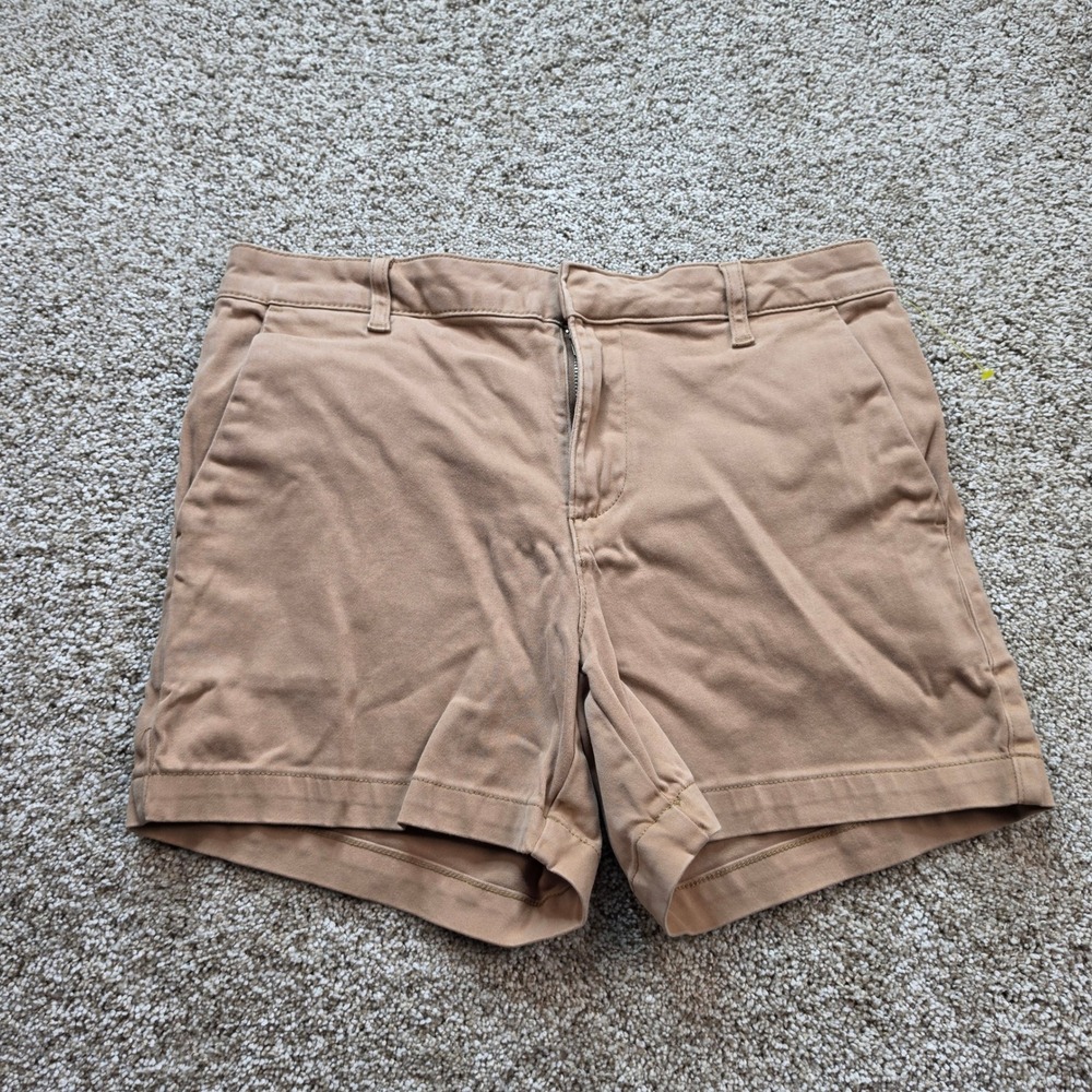 Banana Republic Chino Shorts Womens Size 6 Tan Khaki Outdoor Casual Preppy